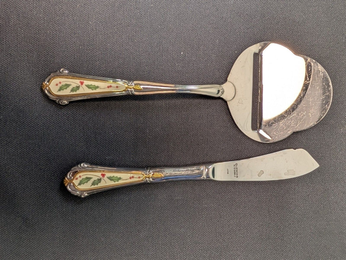 New Vintage LENOX HOLIDAY Kirk Stieff Collection Hostess Flatware Set