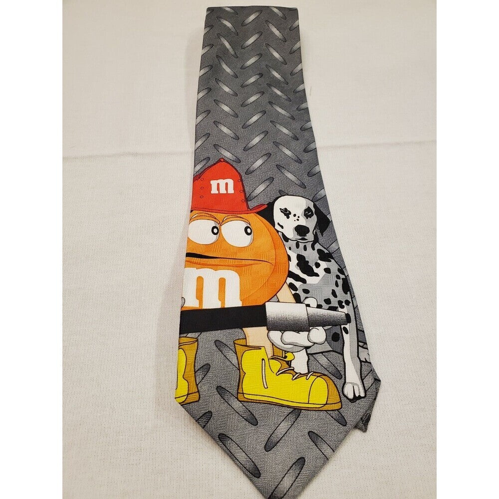 Vintage New w/out Tags Ralph Marlin m&m Firefighter Big Tie