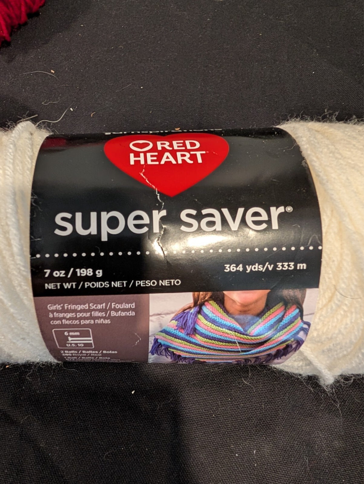 Red Heart Super Saver Yarn Lot 11 Skeins 7 oz 100% Acrylic Assorted Colors