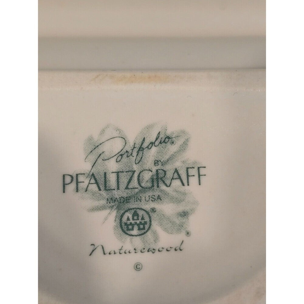 Pfaltzgraff Naturewood 10" Divided Serving  Dish/Bowl – Herb Stoneware
