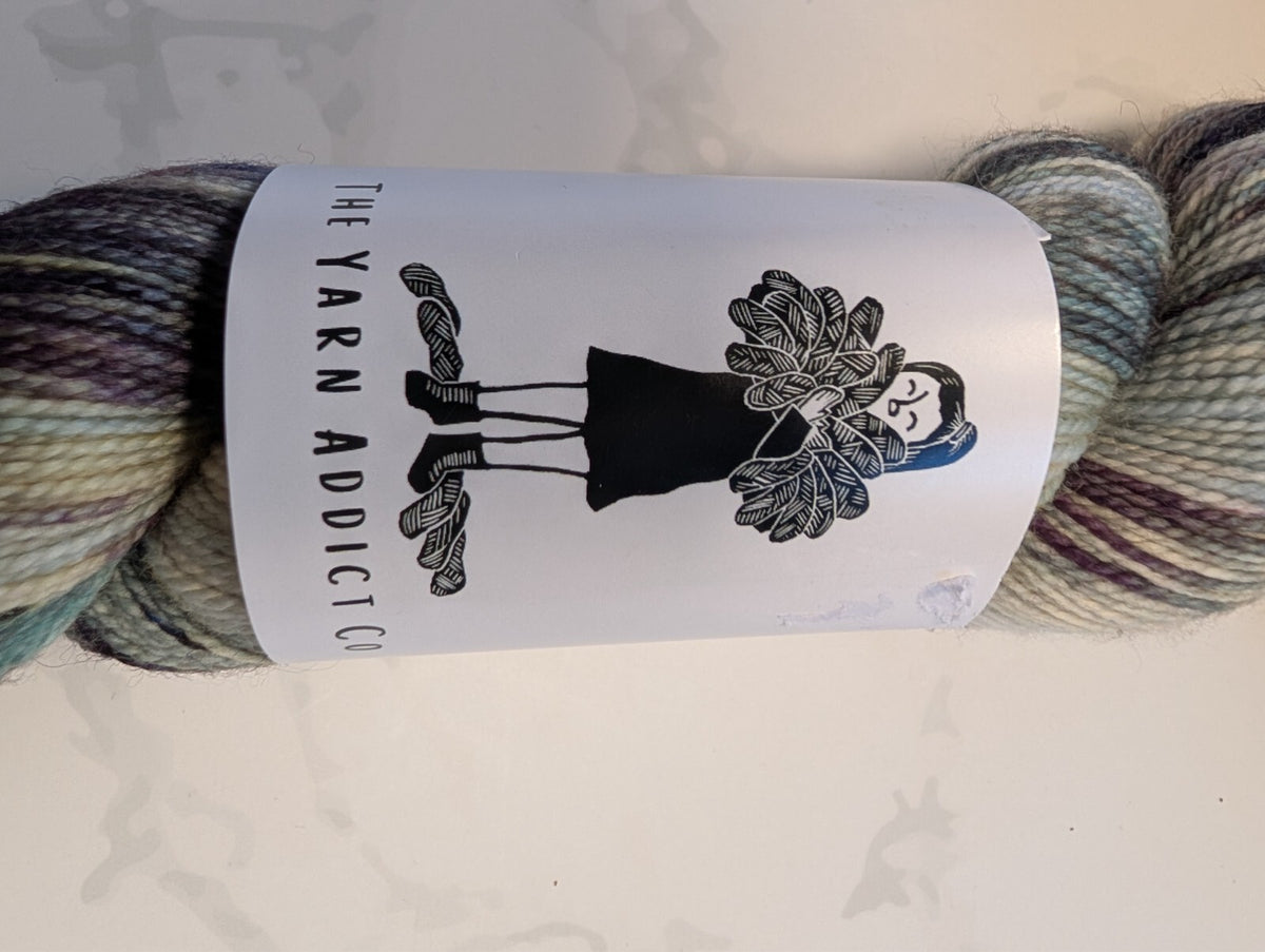 4 Skeins Indie Hand Dyed Fingering Yarn The Yarn Addict Co Red Door Merino 400g