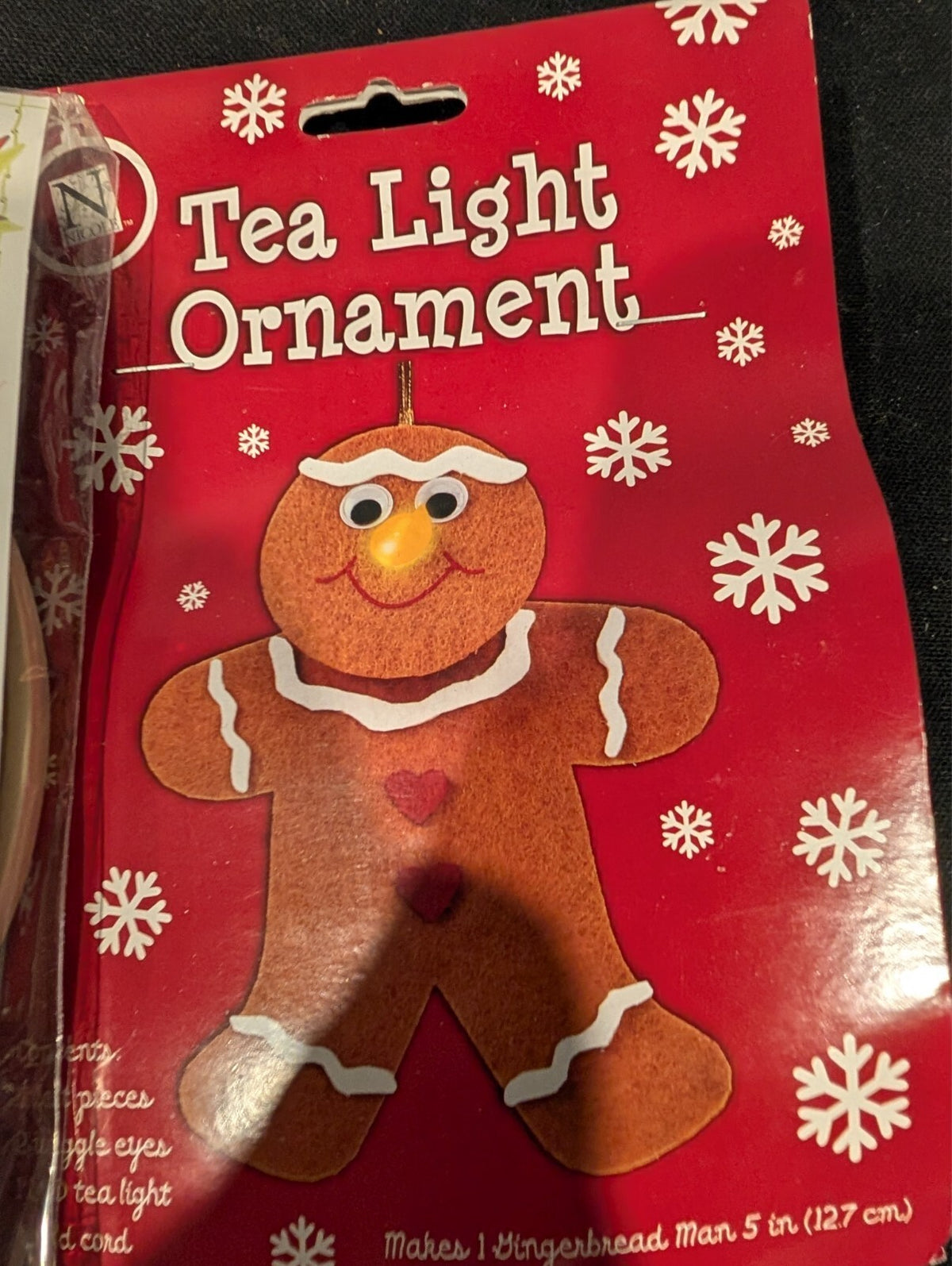 3 Holiday Craft Kits Mill Hill Gingerbread Dimensions Llama Tea Light Ornament