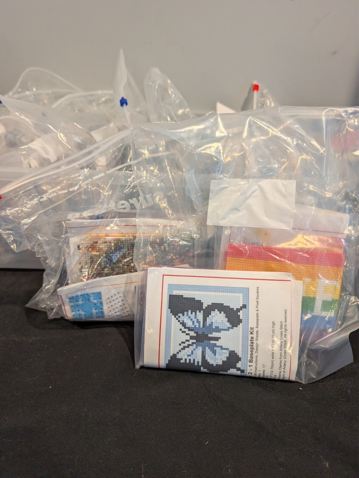PixelHobby Huge Destash Lot Completed & In Progress Baseplates Patterns 50+ Pcs