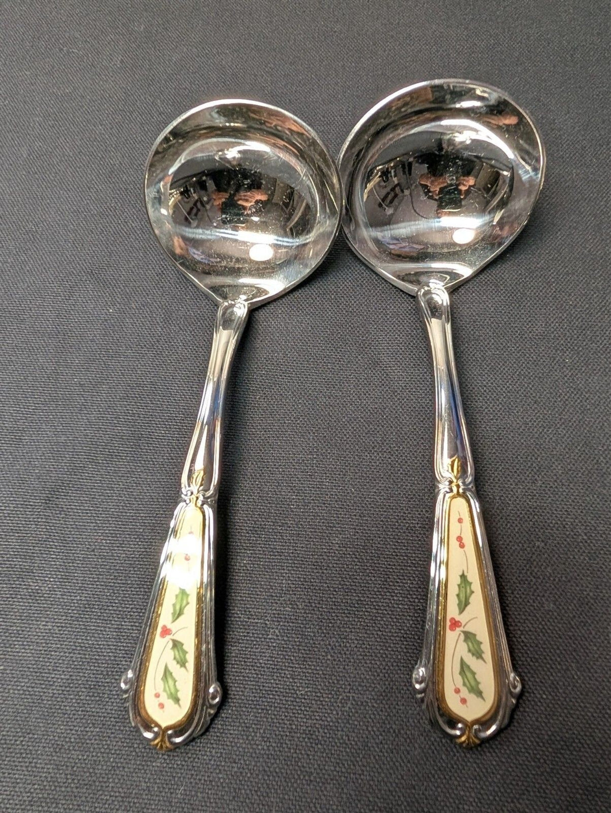 New Vintage LENOX HOLIDAY Kirk Stieff Collection Hostess Flatware Set