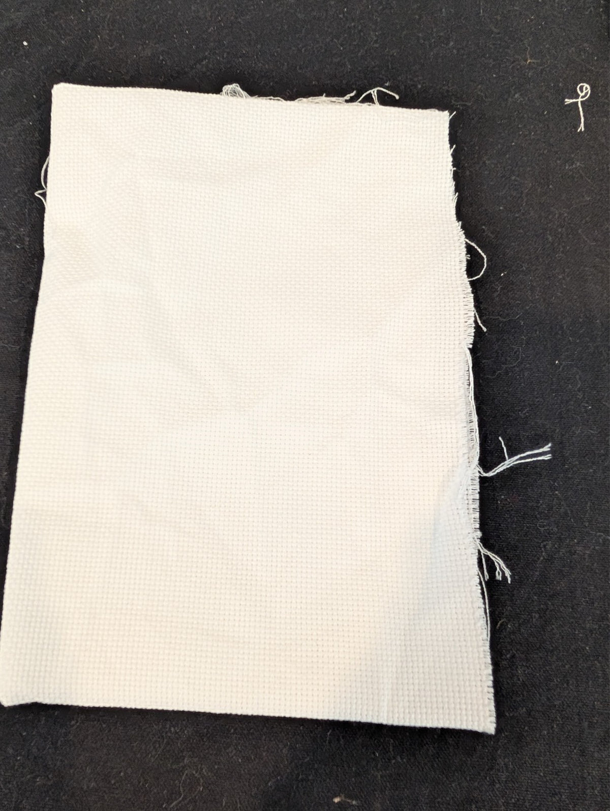 3 Pcs 14 Count Cream Off White Aida Cloth Cross Stitch Fabric Remnants Lot