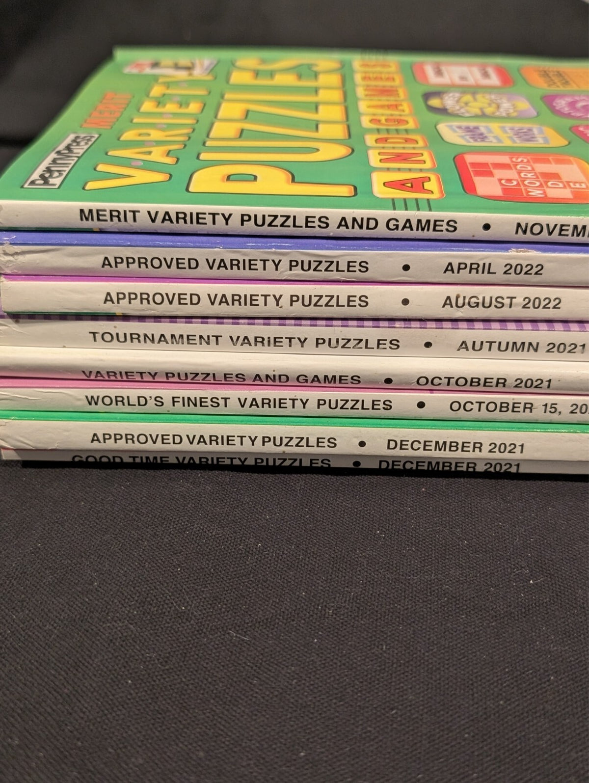 Lot of 8 Penny Press Variety Puzzle Books 2021-2022 New Unused