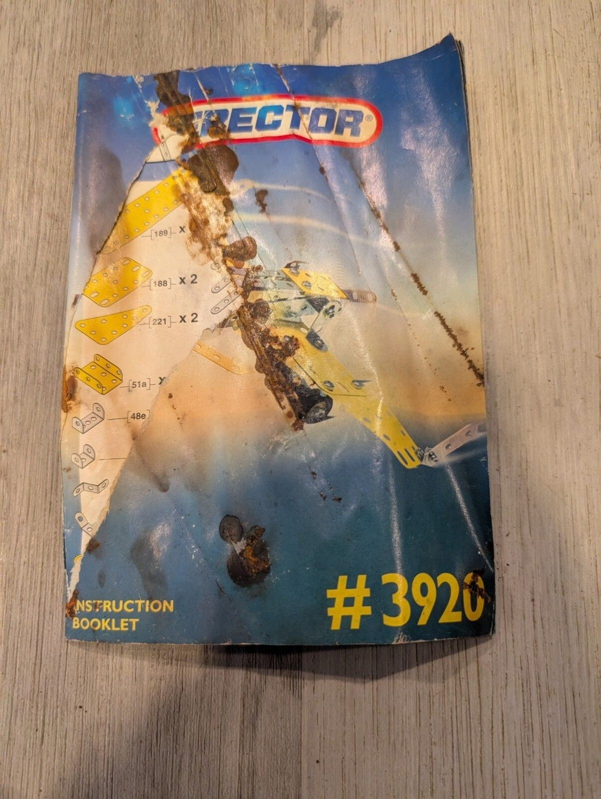 Vintage Meccano Erector Instruction Booklets – Lot of 5 with Bonus Insert