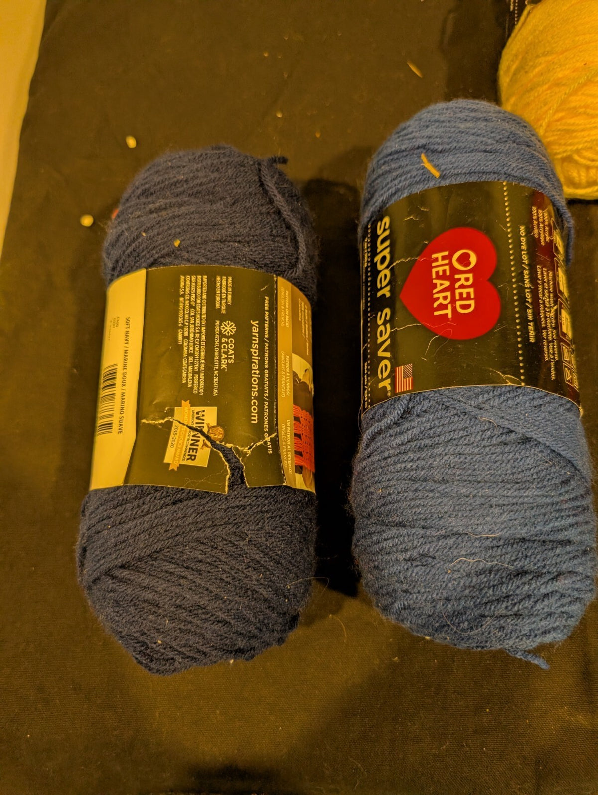 Red Heart Super Saver Yarn Lot 11 Skeins 7 oz 100% Acrylic Assorted Colors