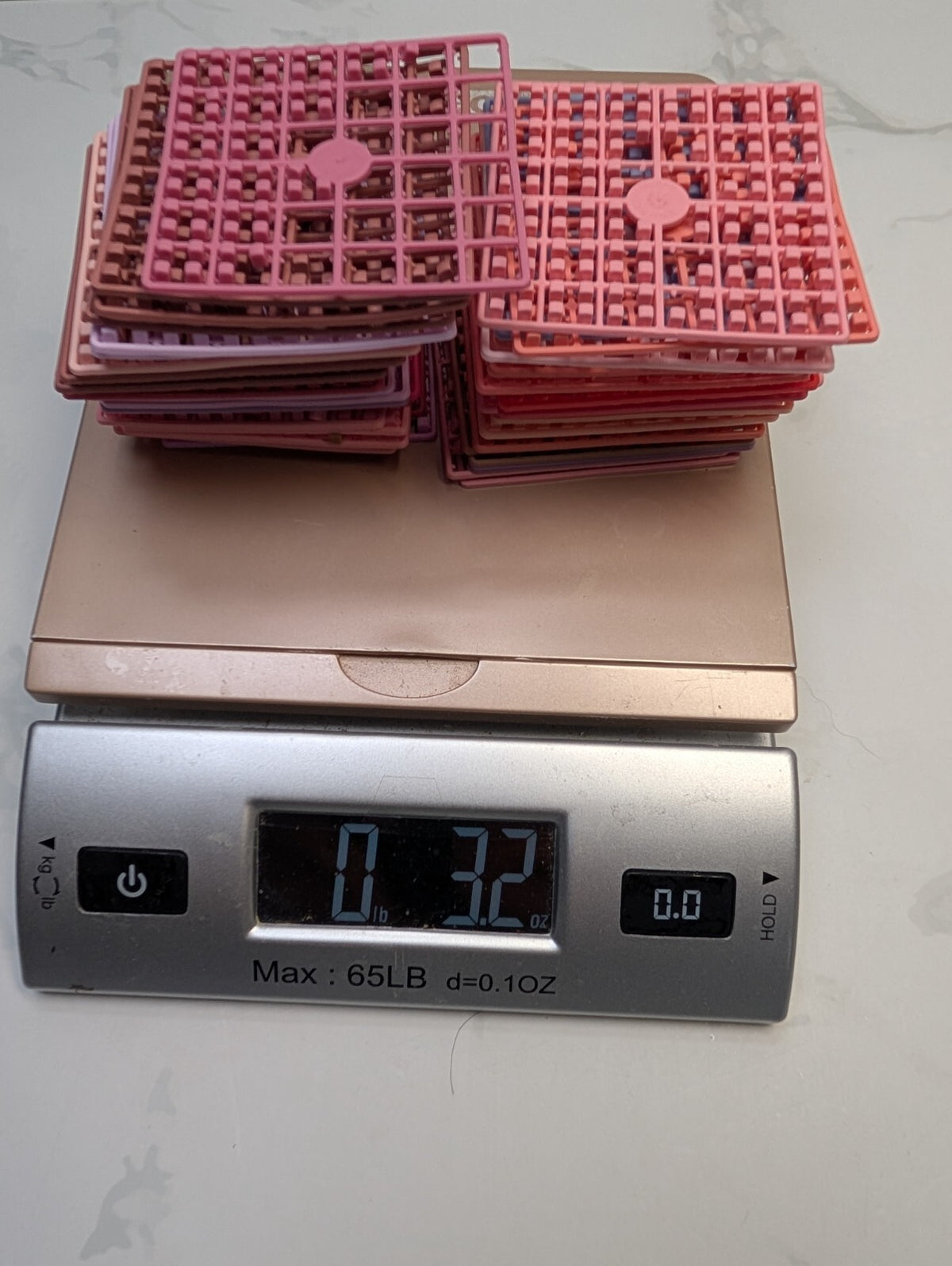 PixelHobby Classic Pixel/Tiles Squares Bulk Lot Warm Tones Red Brown Yellow