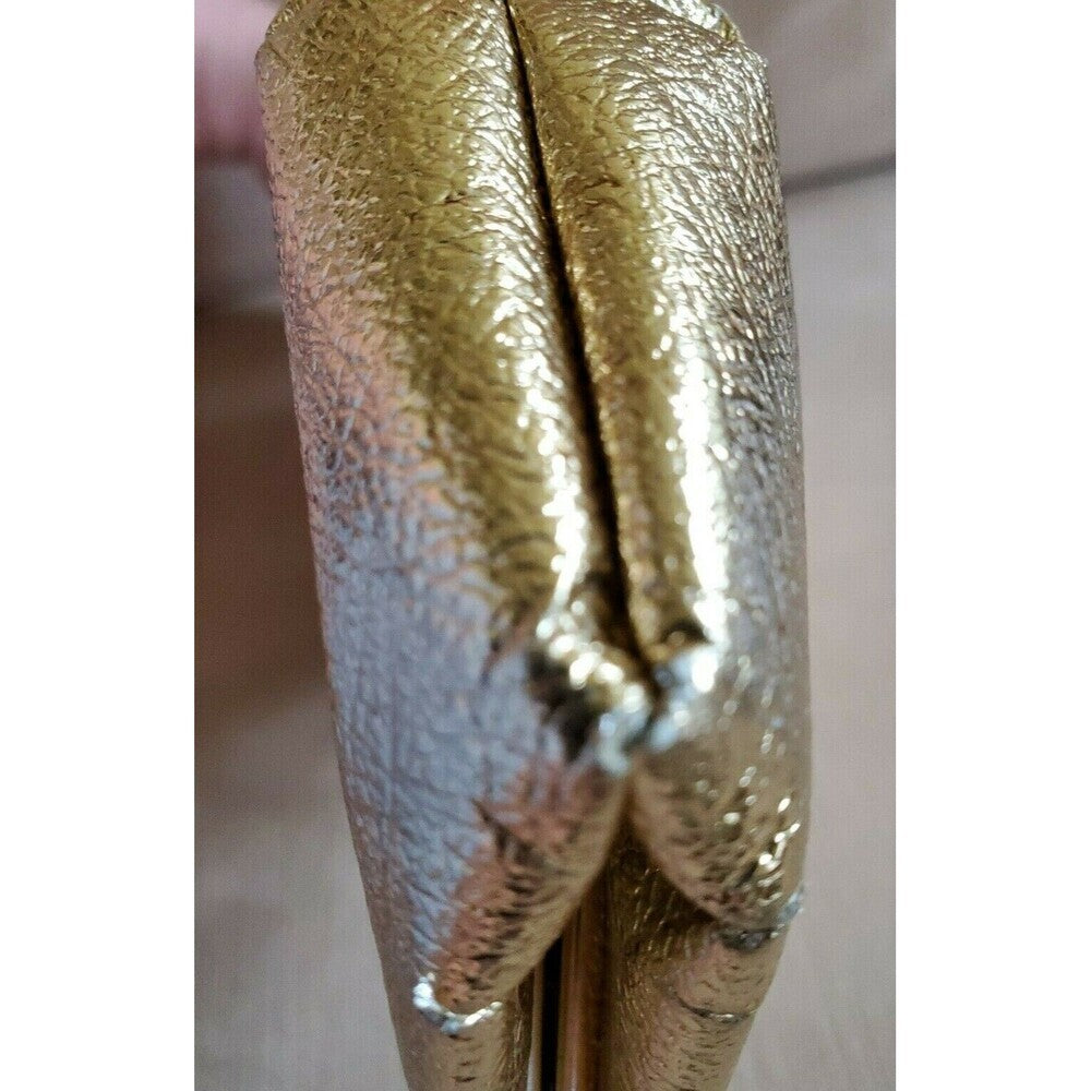 Vintage Harry Levine Gold Evening Clutch