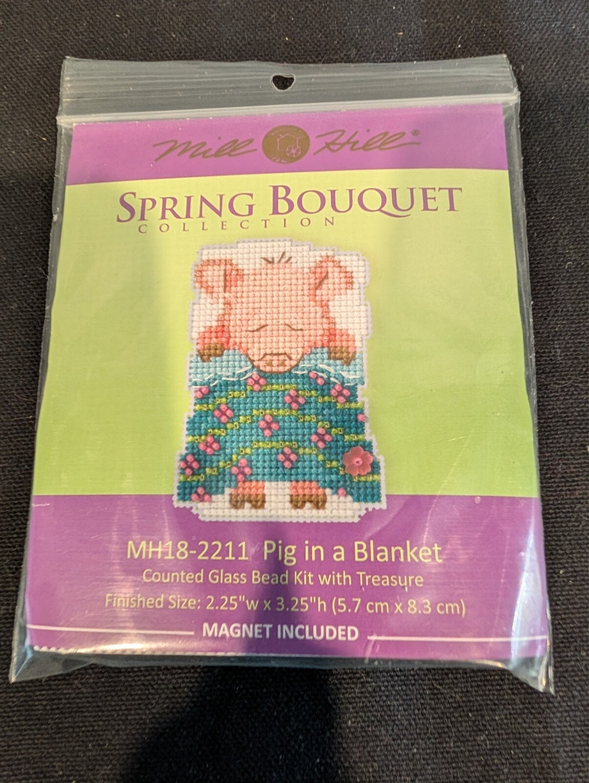 Mill Hill Beaded Cross Stitch Kits Lot Ladybug MH21-2215 Pig in Blanket Sealed