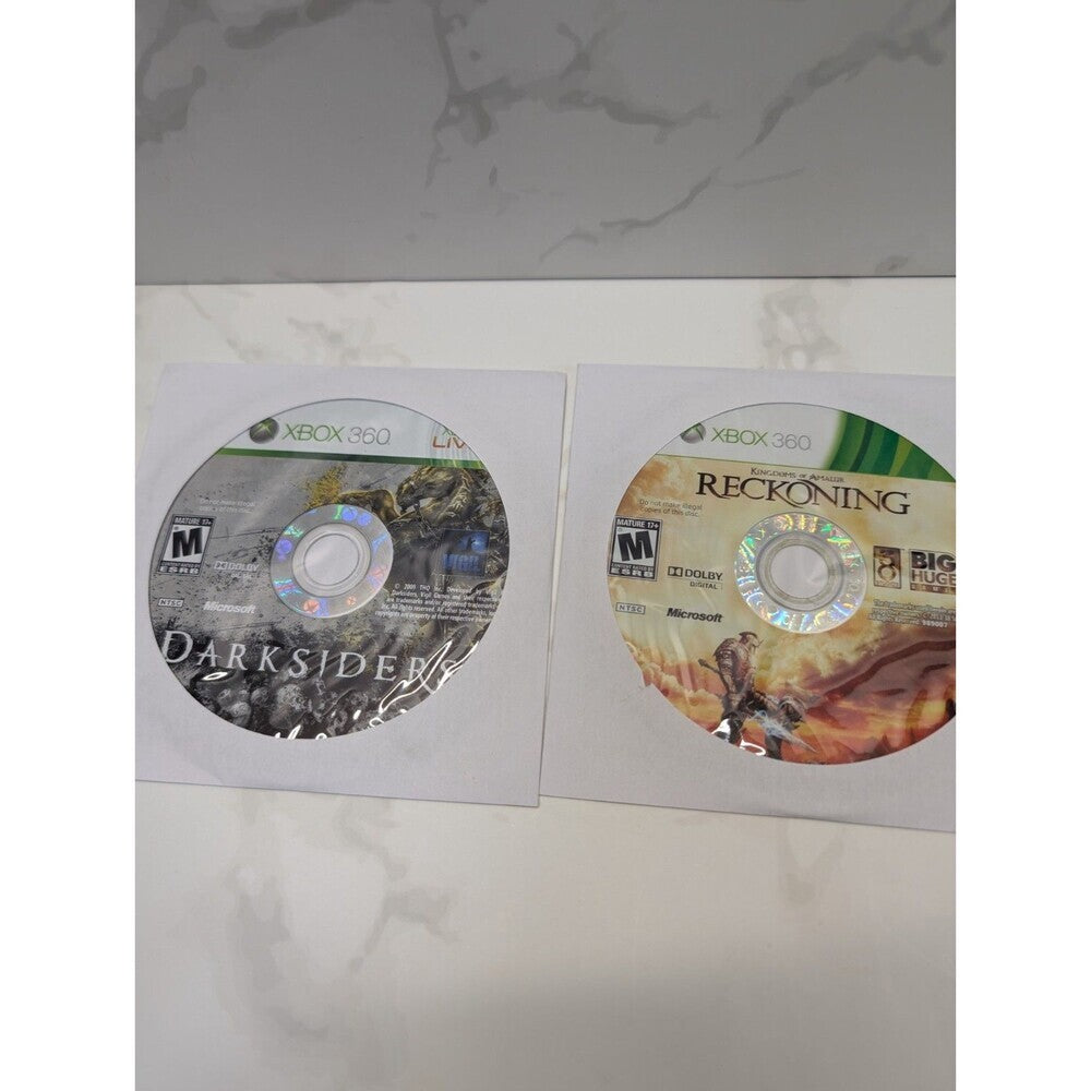 Xbox 360 Game Lot 6 Darksiders Splinter Cell Amalur Tomb Raider Darkness