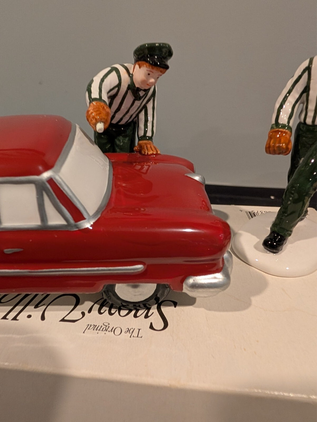 Dept 56 Snow Village Classic Cars Lot of 3 Sets + Service With a Smile